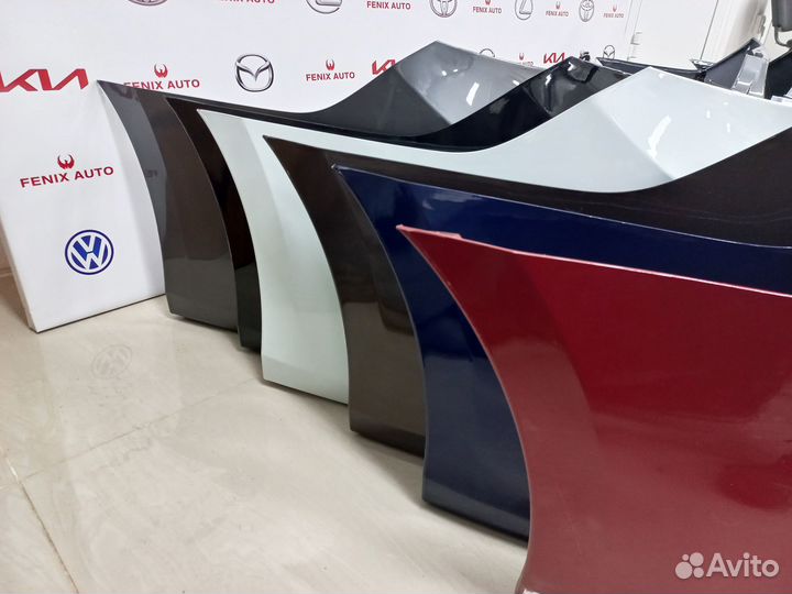 Бампер задний крашеный Hyundai Solaris 2014-2017