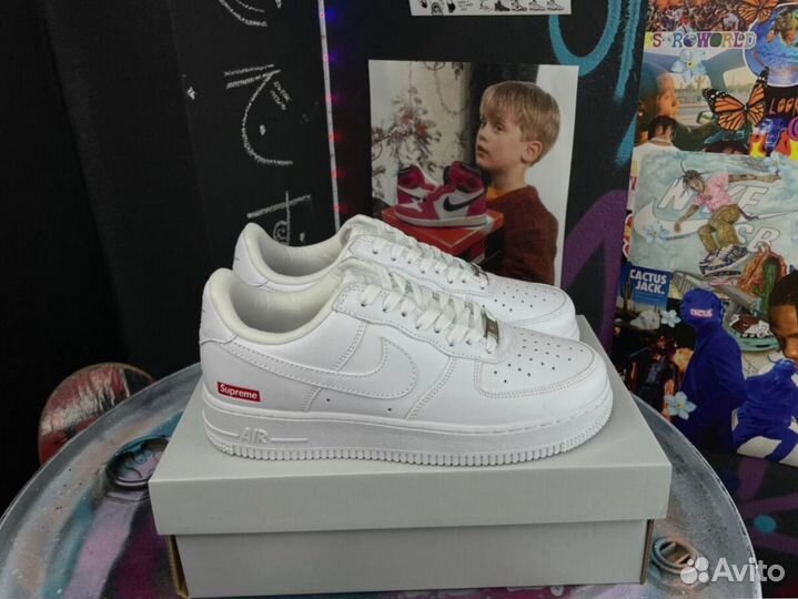 Кроссовки Nike Air Force x Supreme арт:0277053