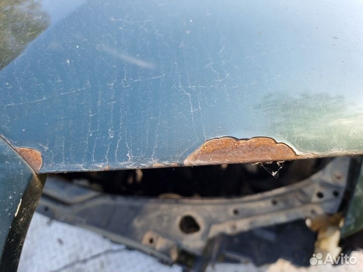 Капот Skoda Superb 1 шкода суперб I оригинал зелен