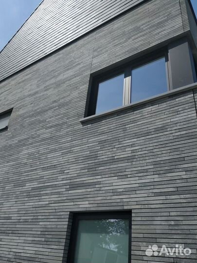 Декоративный ригельный кирпич фасадный