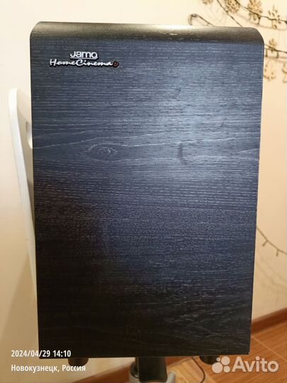 Ресивер, сабвуфер, центральная и 1 фронтальная