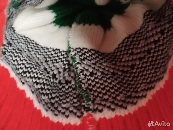 Шапка детская зимняя на 6-8 лет