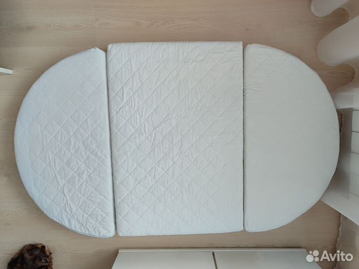 Матрас для детской кроватки овальный(круглый)