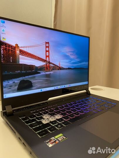 Ноутбук asus ROG Strix G15 G513RW-HQ177 серый