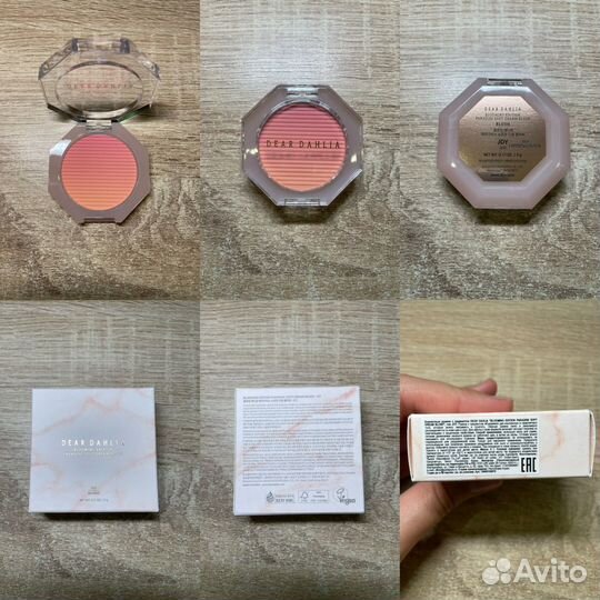 Румяна Dior, P.Louise, Sheglam, Dear Dahlia