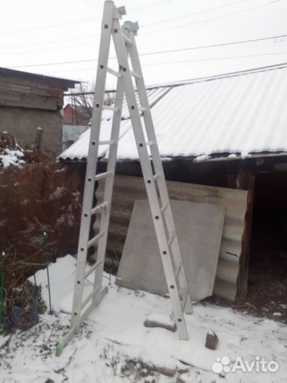 Лестница раздвижная алюминиевая 6м