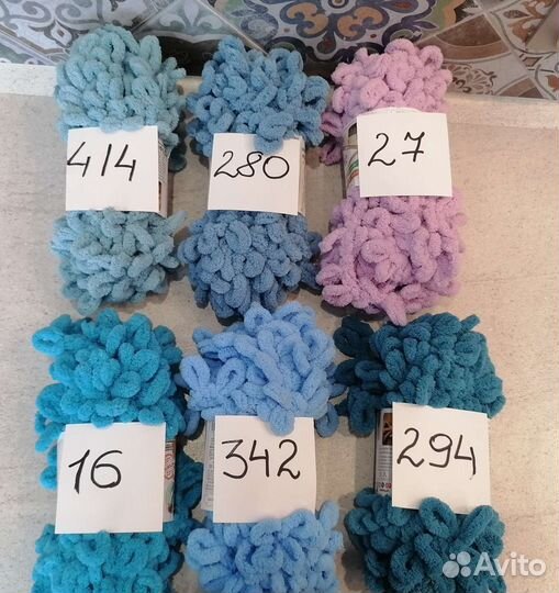 Пряжа alize puffy