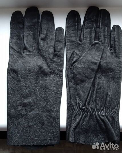 Перчатки кожа женские р-р 9-10