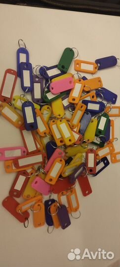 Бирка пластиковая для ключей