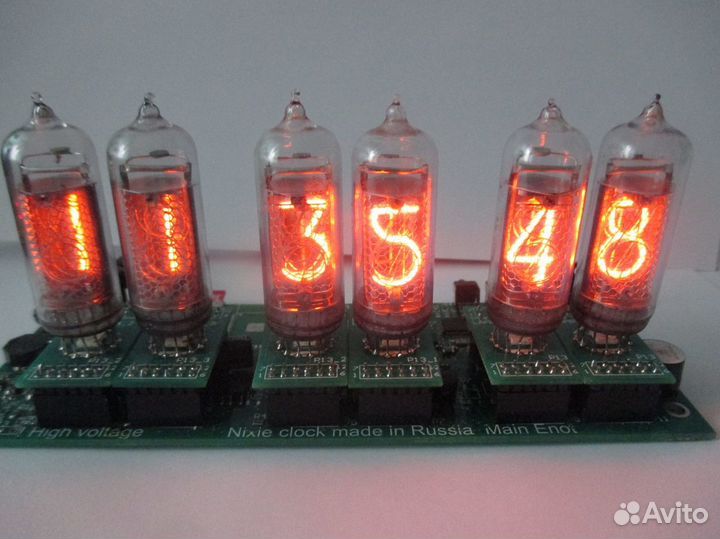 Ламповые часы Nixie clock модель mark 3