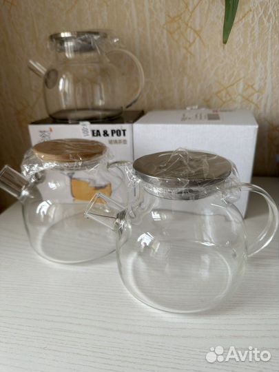 Чайник заварочный стеклянный