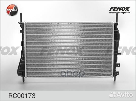 Радиатор ford mondeo 2.0TD 02- шт RC00173 fenox