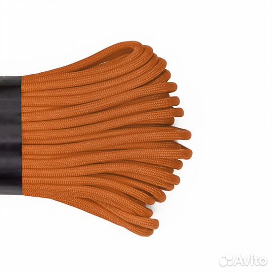 61895Веревка паракорд Cord 550 нейлон оранжевый 30