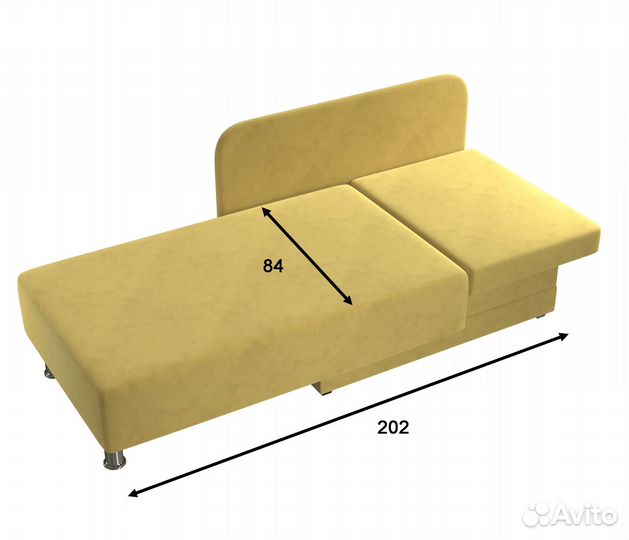 Диван-кровать «Леон», на столбах