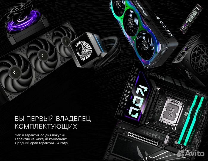 Игровой пк RTX 4090/ AMD 9950X/ 96GB DDR5 8000 MHz