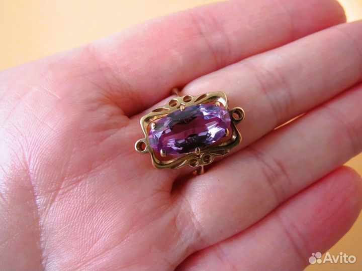 Золотое кольцо Золото 583 Звезда СССР Клейма