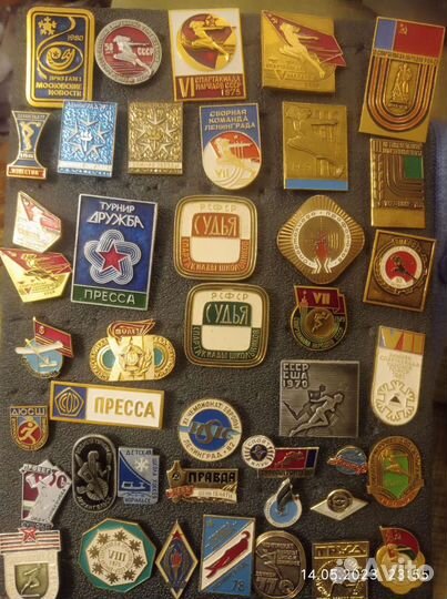 Наборы значков СССР спартакиады