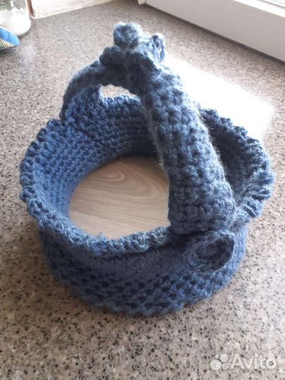 Корзинка вязаная