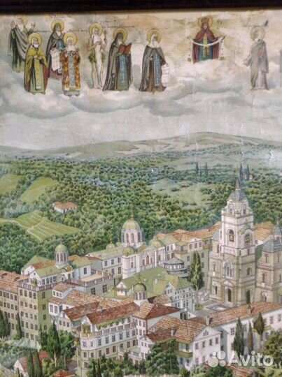 Лубок старинный замок