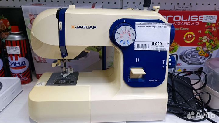 Ч) швейная машинка jaguar 143