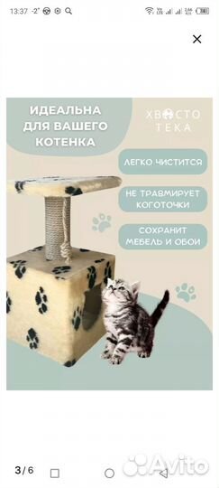Когтеточка, домик для кошки