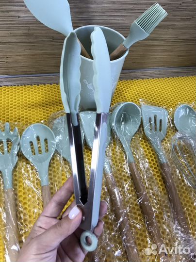 Набор кухонных принадлежностей+Подставка