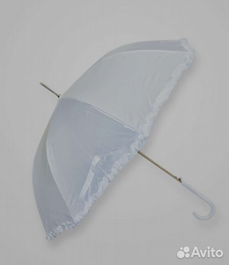 Зонт трость белый