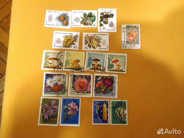Коллекция марок советских времен, тема 