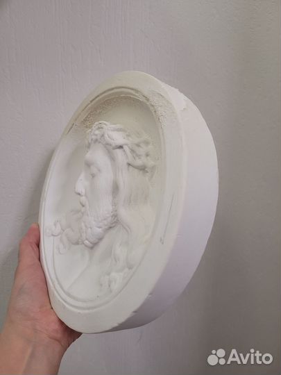 Иисус, Барельеф Христа, гипс