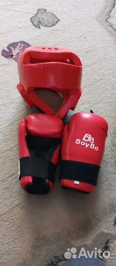 Перчатки+шлем для тхэквондо