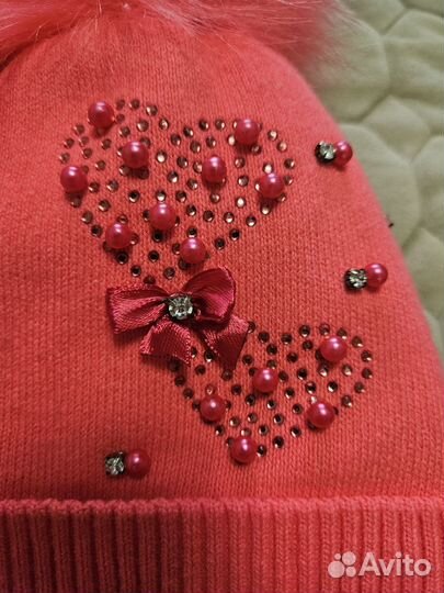 Зимний комплект шапка, шарф