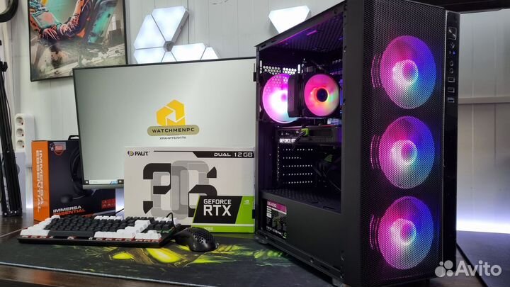 Игровой пк Rtx 3060-12GB Intel
