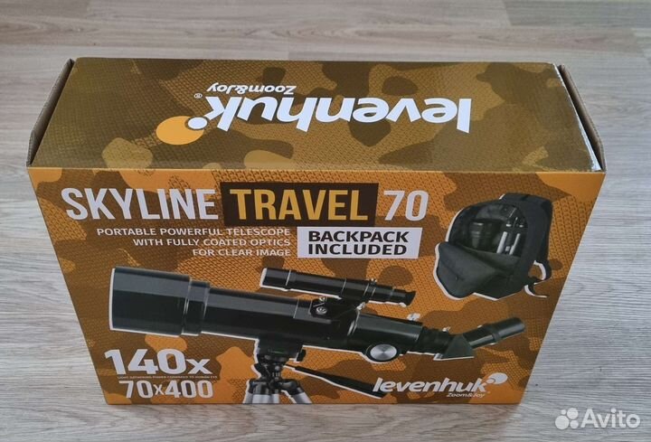 Телескоп levenhuk Skyline Travel 70 черный