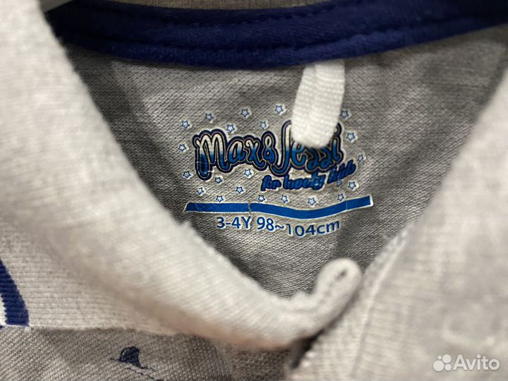 Комплект брюки hm и поло для мальчика 86