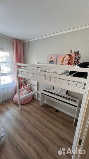 Кровать чердак сосновая