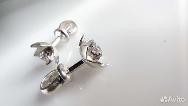 Серебряные серьги