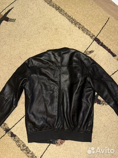 Кожаная куртка мужская uf4m