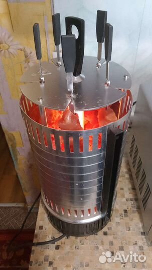 Электро шашлычница бу