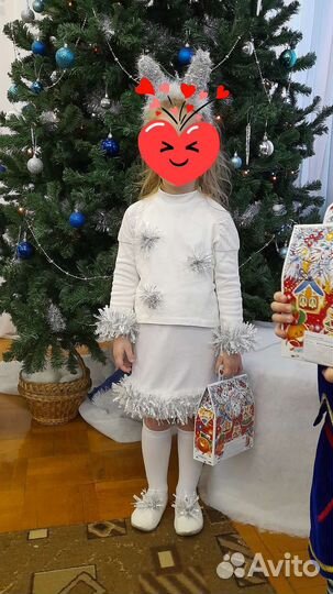 Новогодний костюм зайчика