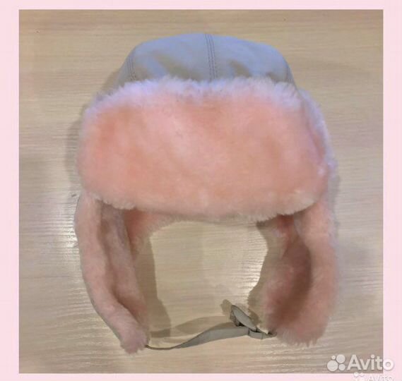 Шапка ушанка для девочки