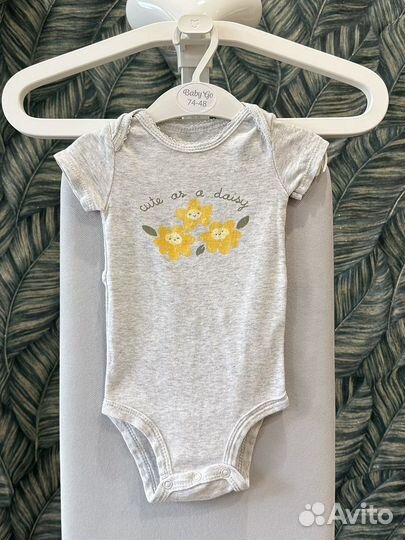 Боди carters для девочки 62 68