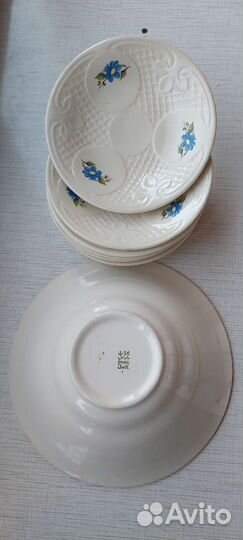 Тарелки десертные и салатник керамика зик СССР