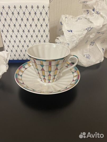 Чашка с блюдцем Императорский фарфоровый завод