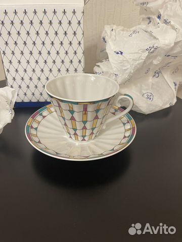 Чашка с блюдцем Императорский фарфоровый завод