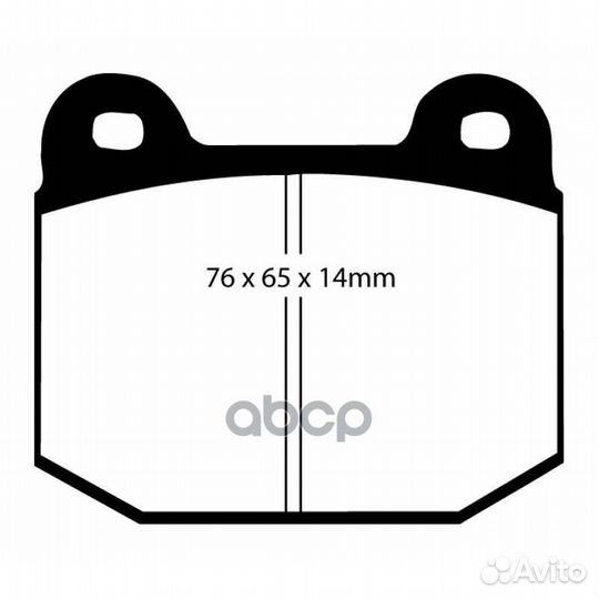 Накладки тормозные DP41537R EBC Brakes