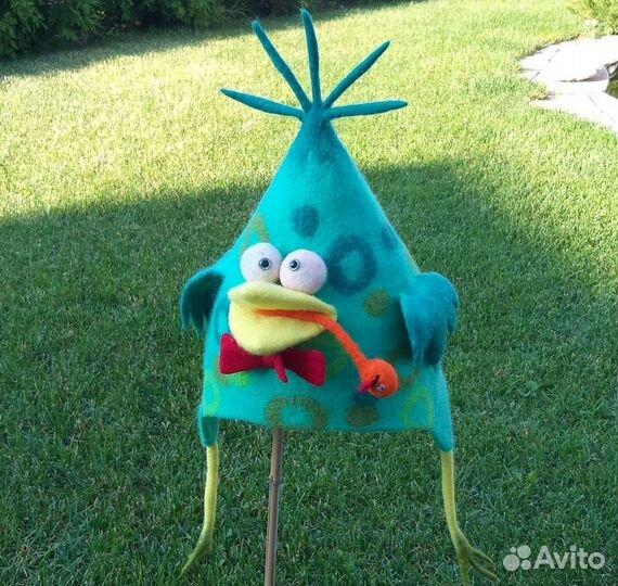 Шапка для бани Angry Birds. Шапочка Птица Щастья
