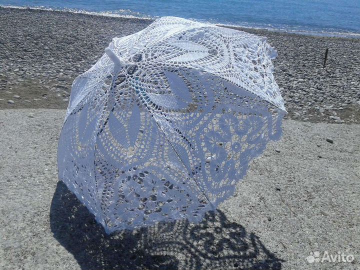 Свадебный зонт ручной работы-аналогов нет