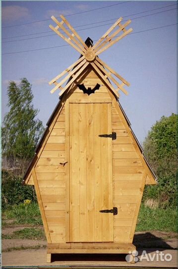 Дачный туалет деревянный Т098