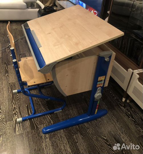 Растущая парта и стул дэми