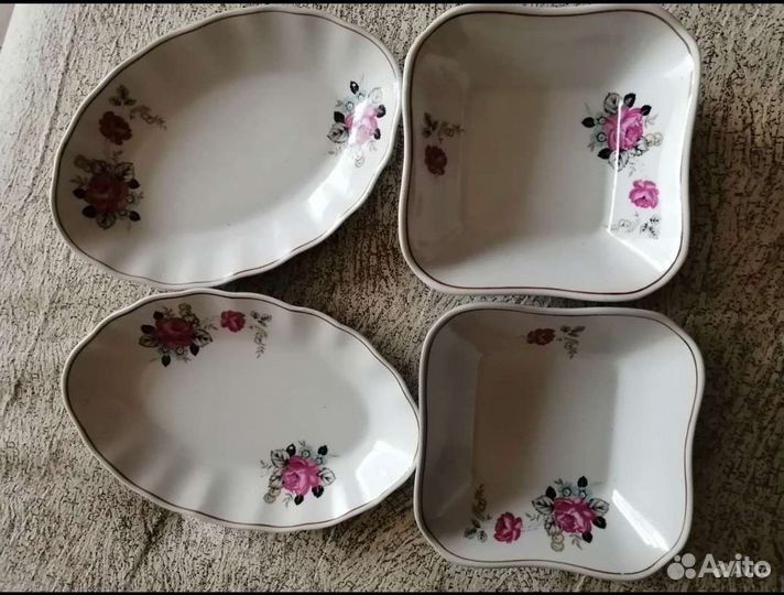 Хрусталь вазы конфетницы Салатники СССР